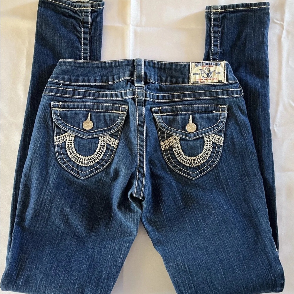 True Religion skinny jeans Julie Bug Stitching excellent quality